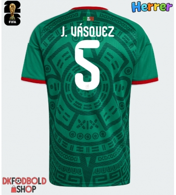 Mexico Johan Vasquez #5 Hjemmebanetrøje VM 2026 Kort ærmer